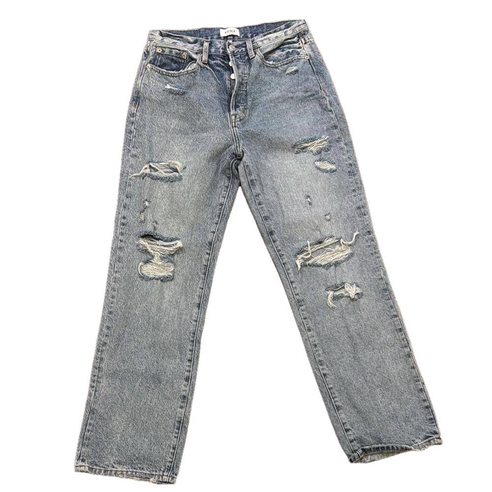 Pistola Presley high rise distressed jeans, size 29